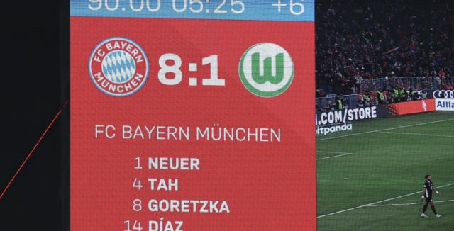 kaiyun-疯狂8比1！凯恩+奥利塞+迪亚斯>德甲其他17队